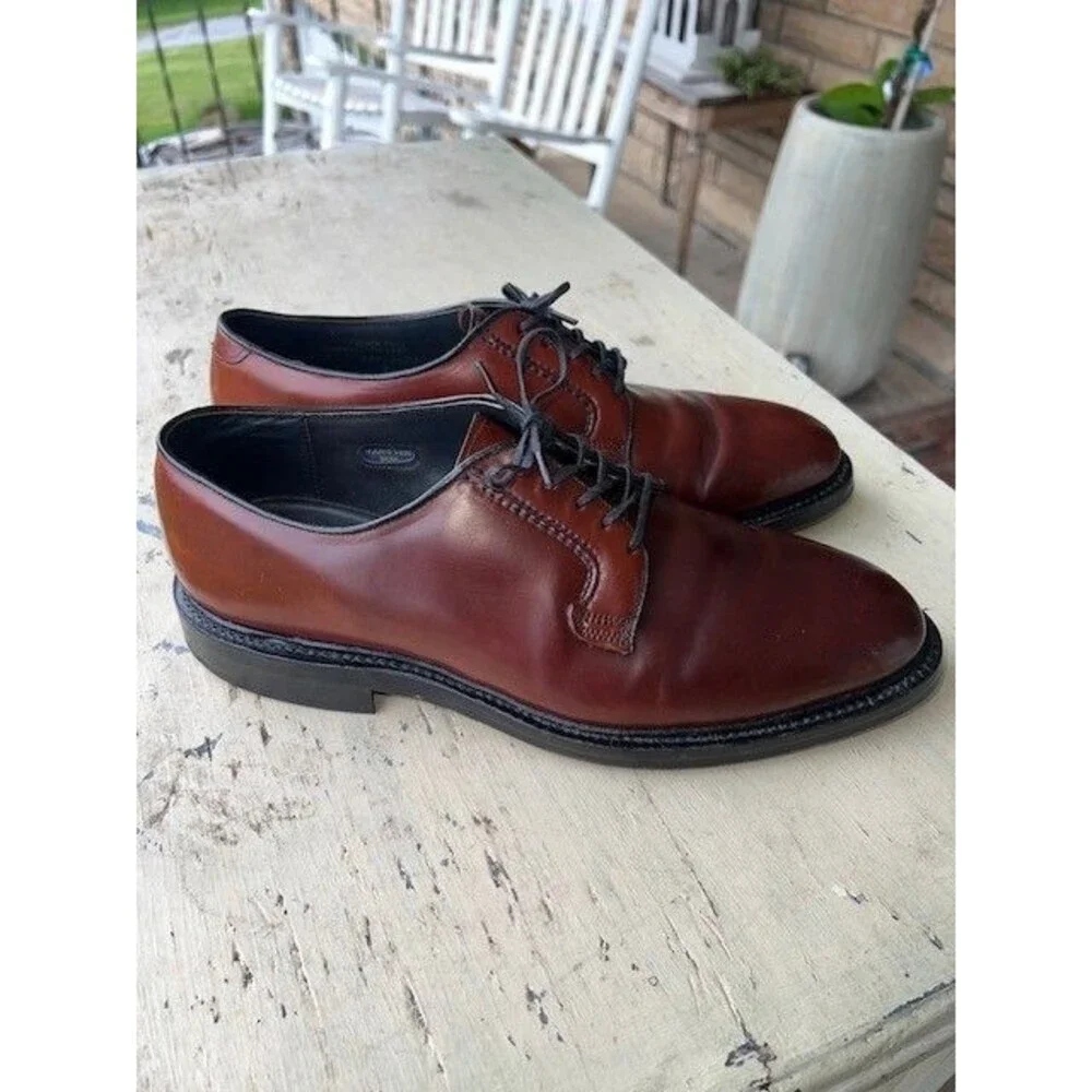 HANOVER (U.S.A.), Brown SHELL CORDOVAN Blucher (Derby), Circa 1980 Mn’s Sz 11E/C